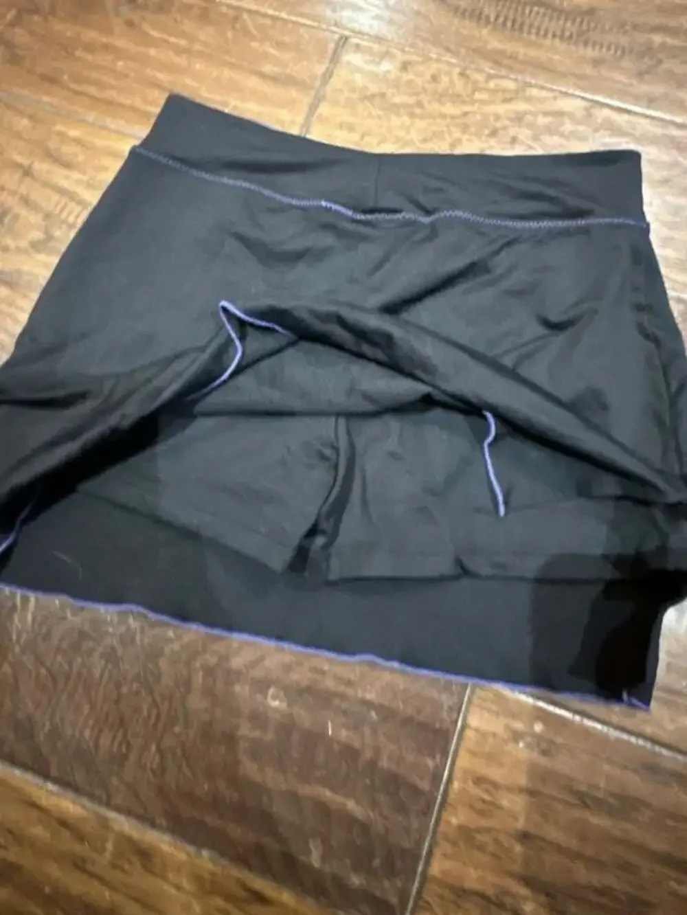 Kinesis Athletic Skort‎ Size M Black Purple Trim